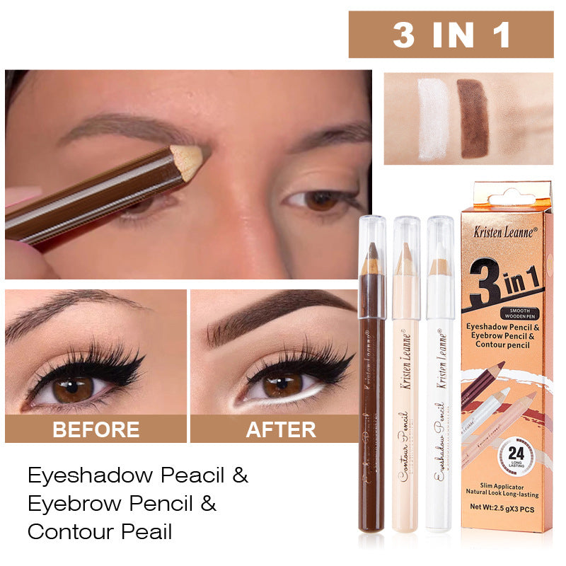 Eyeshadow Peacil & Eyebrow Pencil & Contour Peail Contouring Concealer Eyeliner