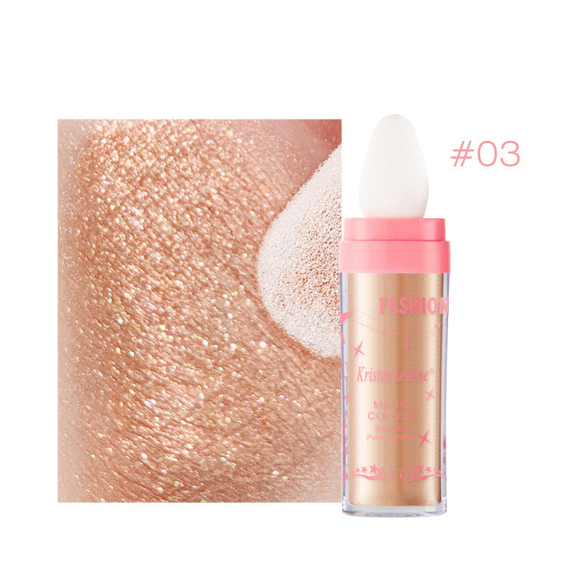 Perfectkey 3 Colors All Over Highlighting Natural Dimensional Highlighting Wizard Powder Pearlescent Glitter Powder