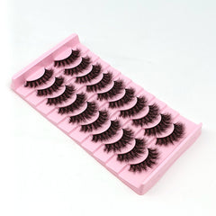 3D Fluffy, Thick & Natural False Eyelashes 10 / 20 Pair Set