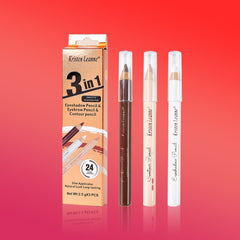 Eyeshadow Peacil & Eyebrow Pencil & Contour Peail Contouring Concealer Eyeliner